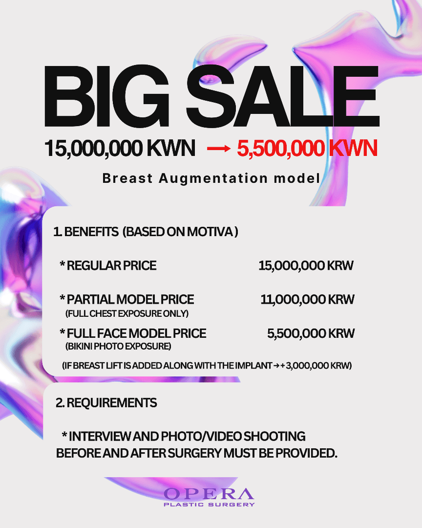 OPERA PLASTIC SURGERY monthly event 2 - special offers and promotions