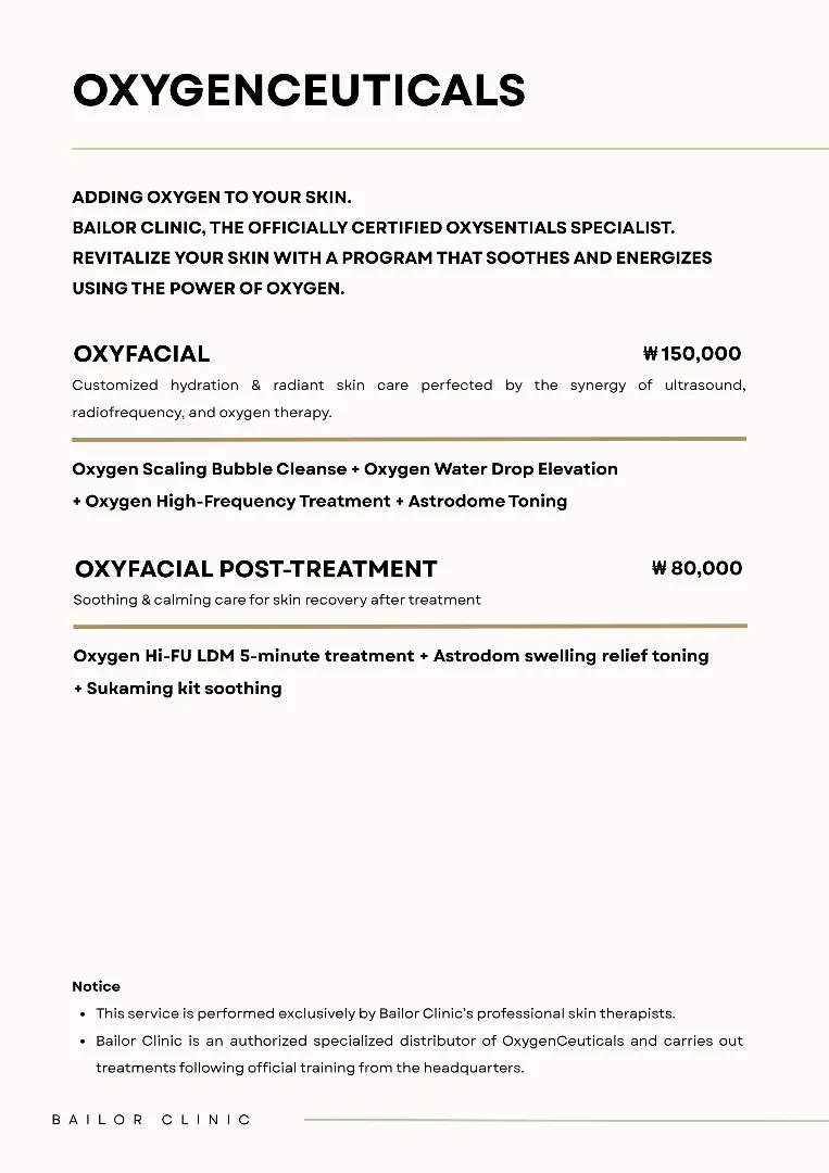 Bailor Clinic price list 32 - treatment costs and packages