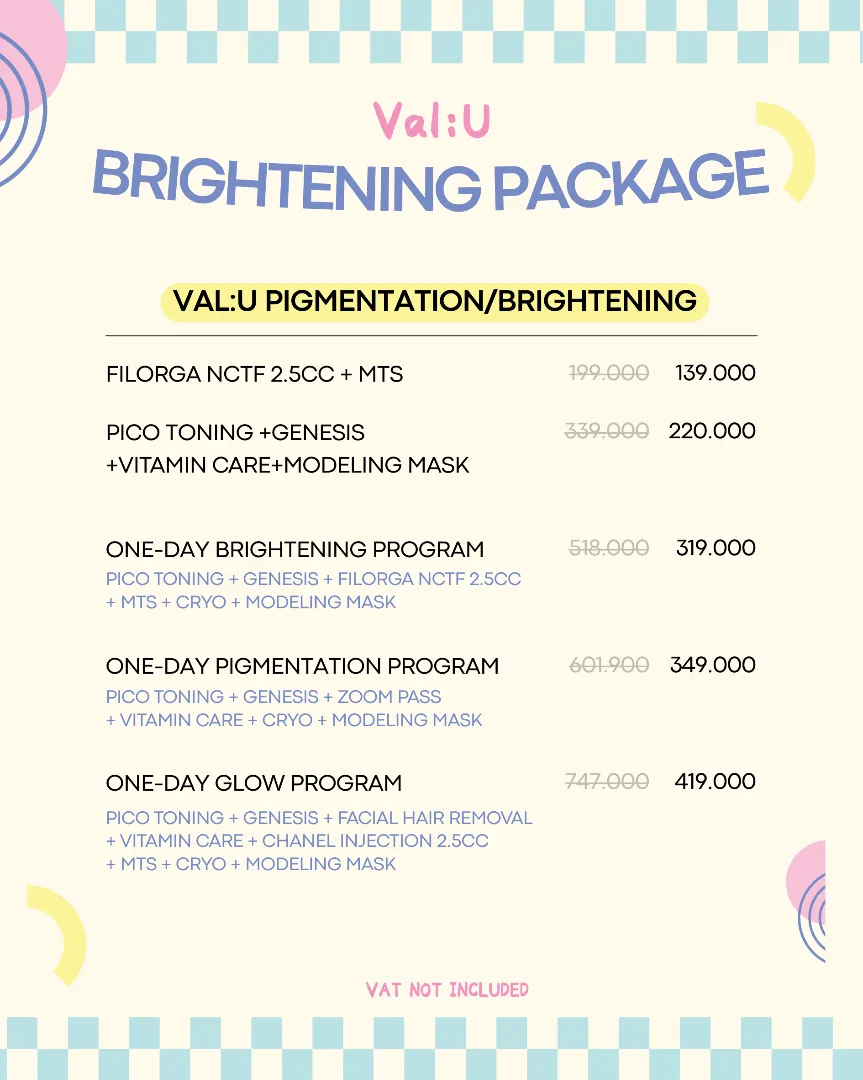 Val:U clinic monthly offer 3 of 17