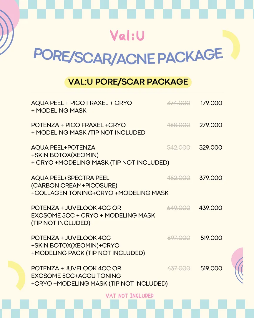 Val:U clinic monthly offer 4 of 17
