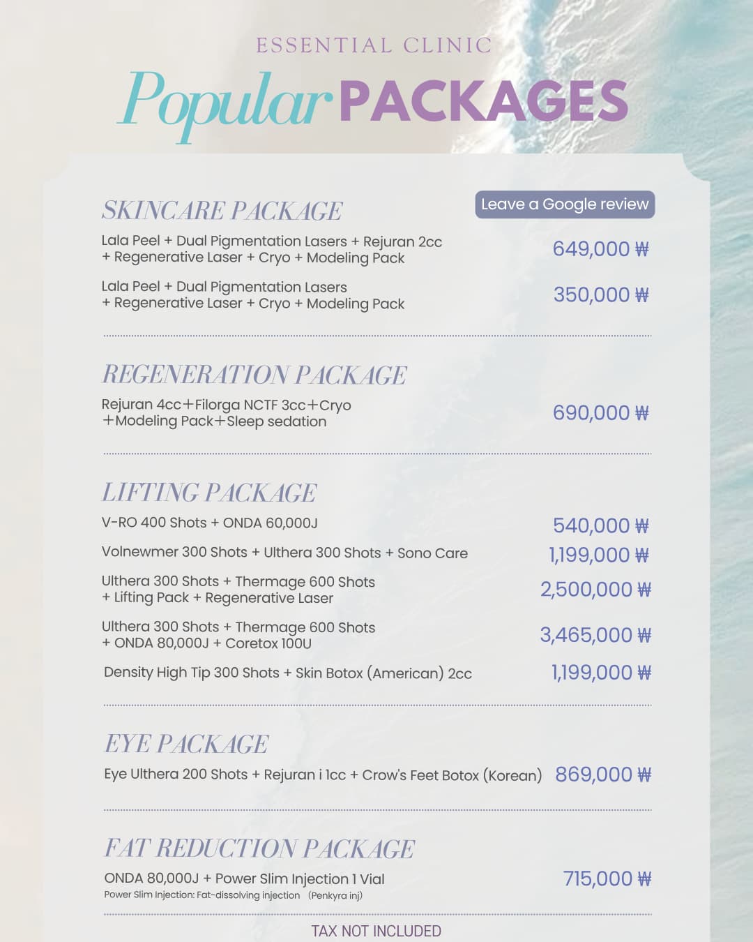 Essential Clinic monthly offer 3 of 25