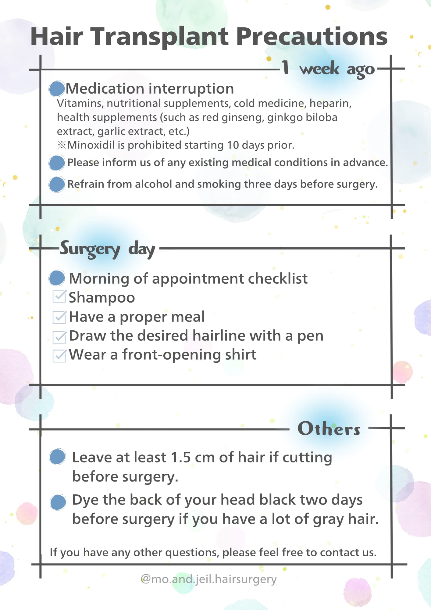Mo & Jeil hairsurgery clinic monthly offer 3 of 11