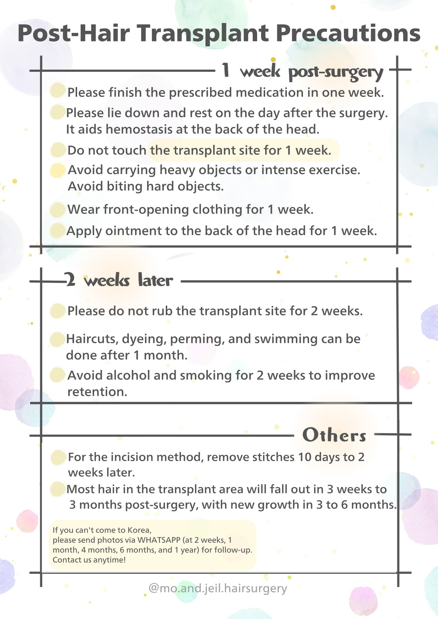 Mo & Jeil hairsurgery clinic monthly offer 4 of 11